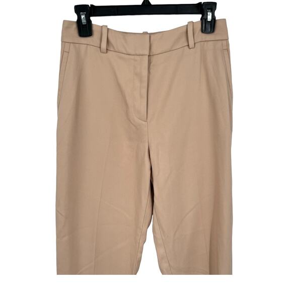 Reiss pants Ember slim fit high rise trousers tan size 4 - Picture 3 of 6